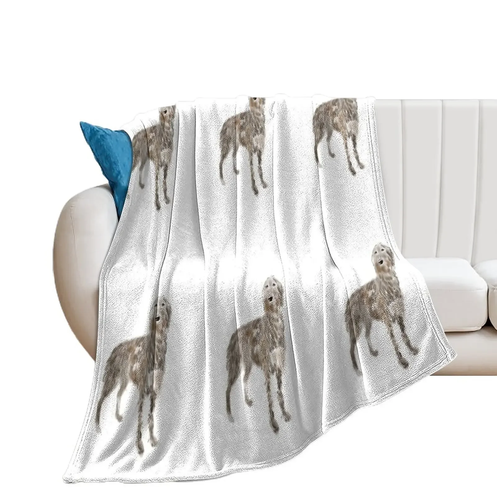 Deerhound Throw Blanket Decorative Sofa Personalized Gift Luxury Designer Luxury Throw Blankets