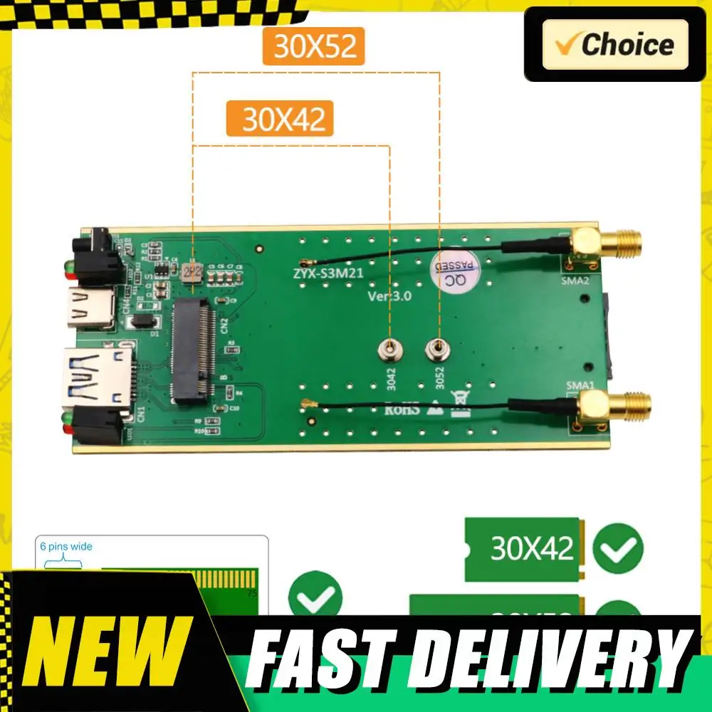 

Конвертер адаптера M.2 B Key NGFF в USB 3.0 со слотом для SIM-карты для SIM Micro SIM