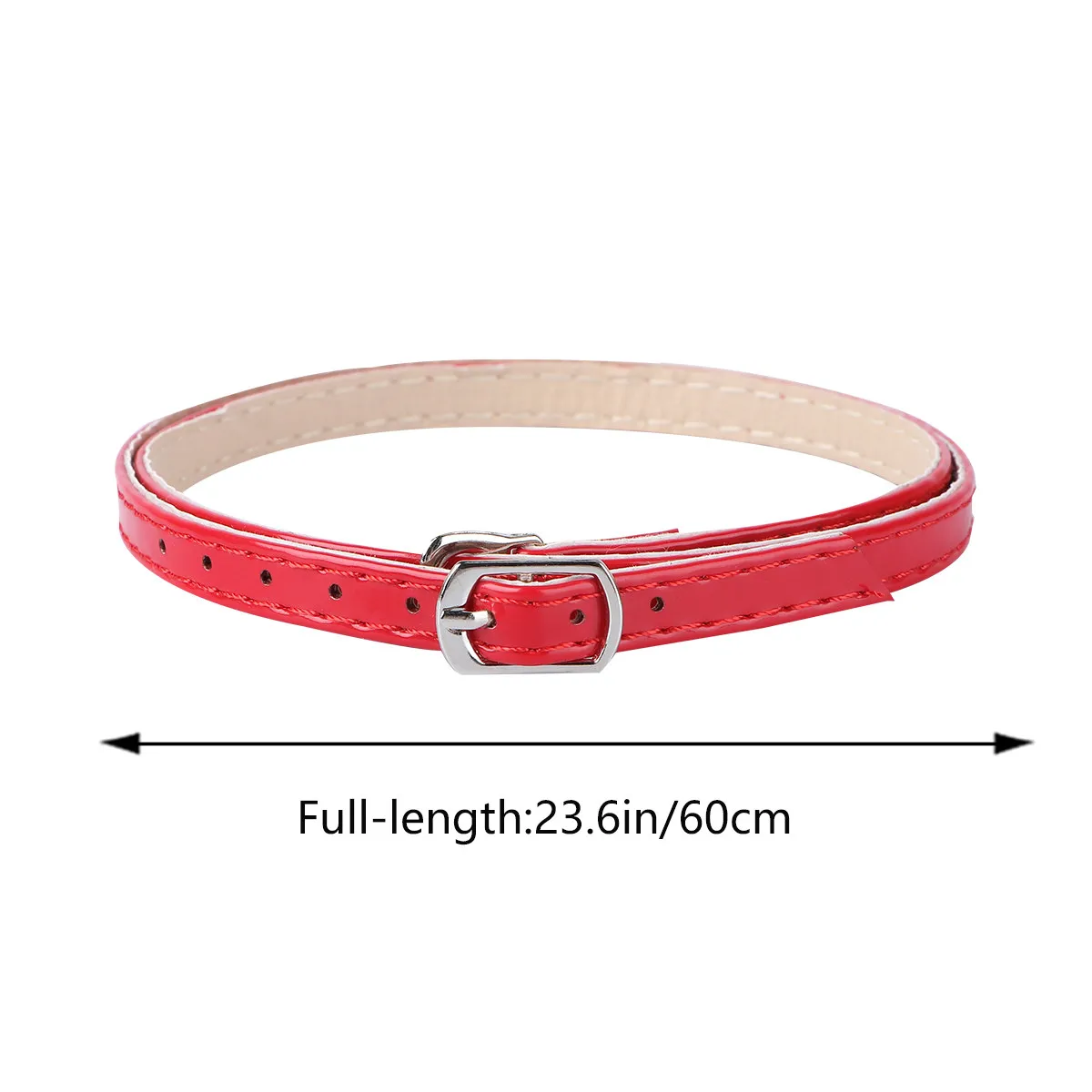 Picture 3: 1Pair PU Material Anti-Drop High Heel Shoelace Detachable Lightweight Cross Shoe Straps Non-Slip Ankle Straps High Heel Shoelace