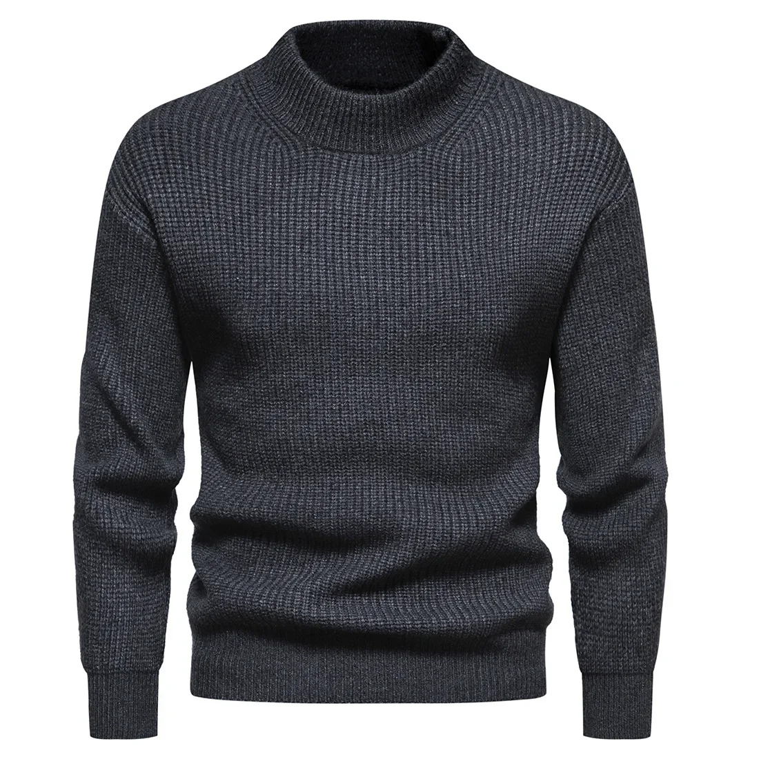 

2023 Autumn and Winter New Men's Simple and Trendy Round Neck Knitwear Youth Fashion Pullover Casual Sweater Underlay