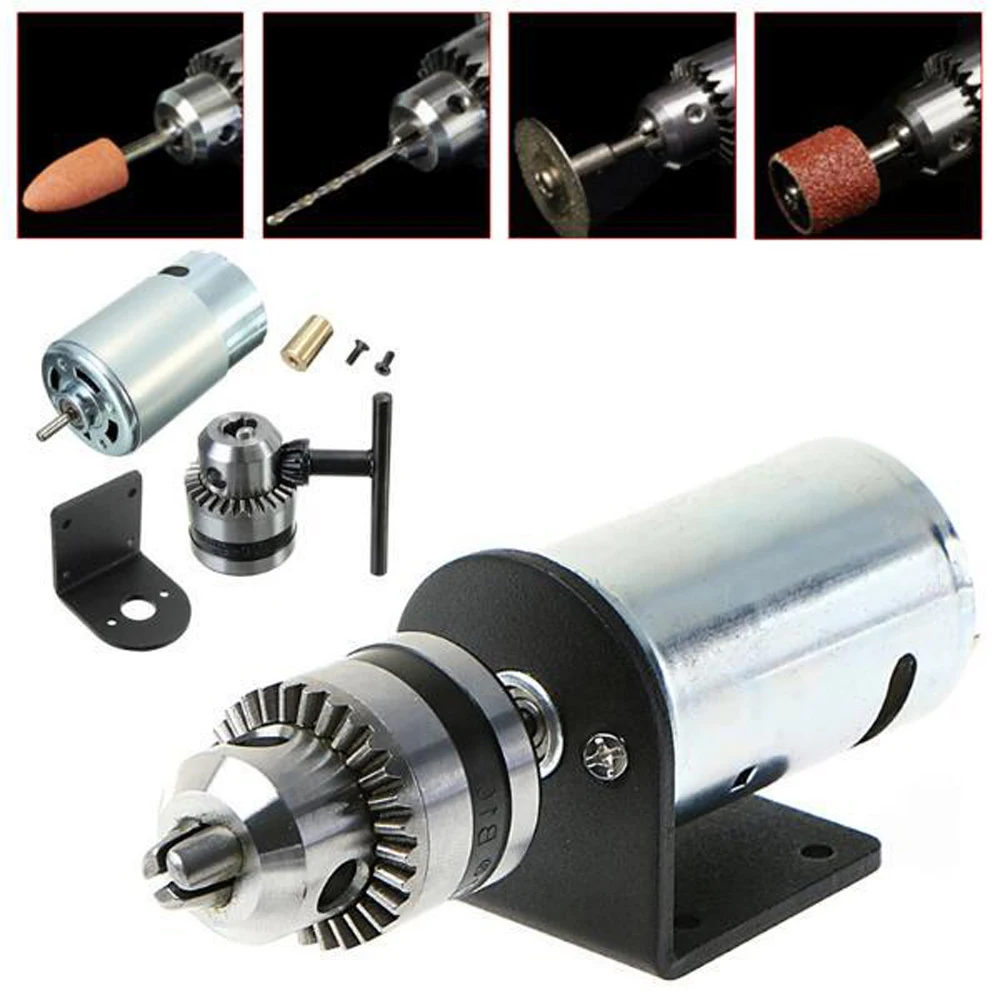 B10 Drill Chuck Mini Electric Motor Stand Bench Drill Table Saw DIY Tool Kit Precision Spare Parts Set Household Craft Model