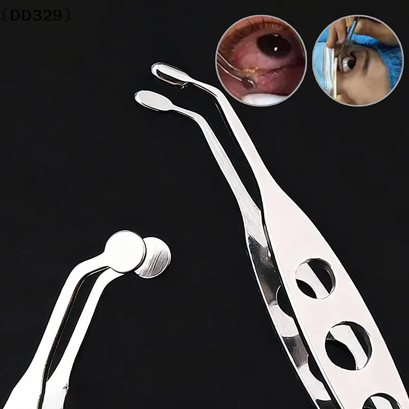 1Pc Meibomian Gland Forceps Clip Eyelash Compressor Stainless Steel Eyelid Tweezers Metal Expressor Extension Makeup Tool〔DD329〕 view 3