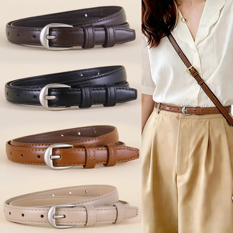 Authentic Women's Belt Fashionable Versatile Denim Suit Waist Belt Decorative Accessory for Skirts And Jeans Trendy Style