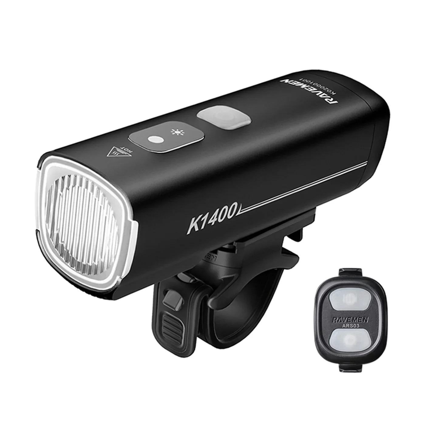 

Ravemen K1400 Brightest AI Bike Front Light Versatile USB-C Durable Night Riding Bicycle Light Wireless Remote Control Light