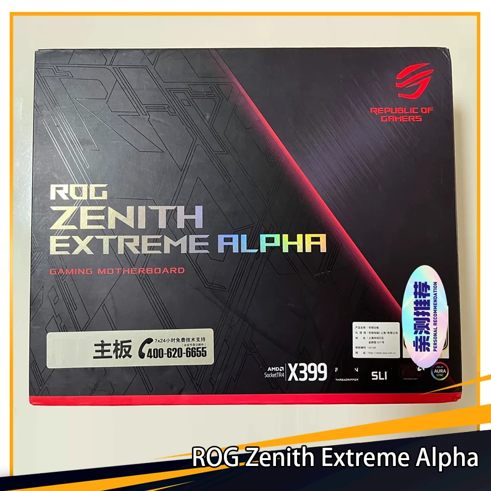 For ASUS ROG Zenith Extreme Alpha E-ATX X399 8 x DIMM 256GB DDR4 SocketTR4