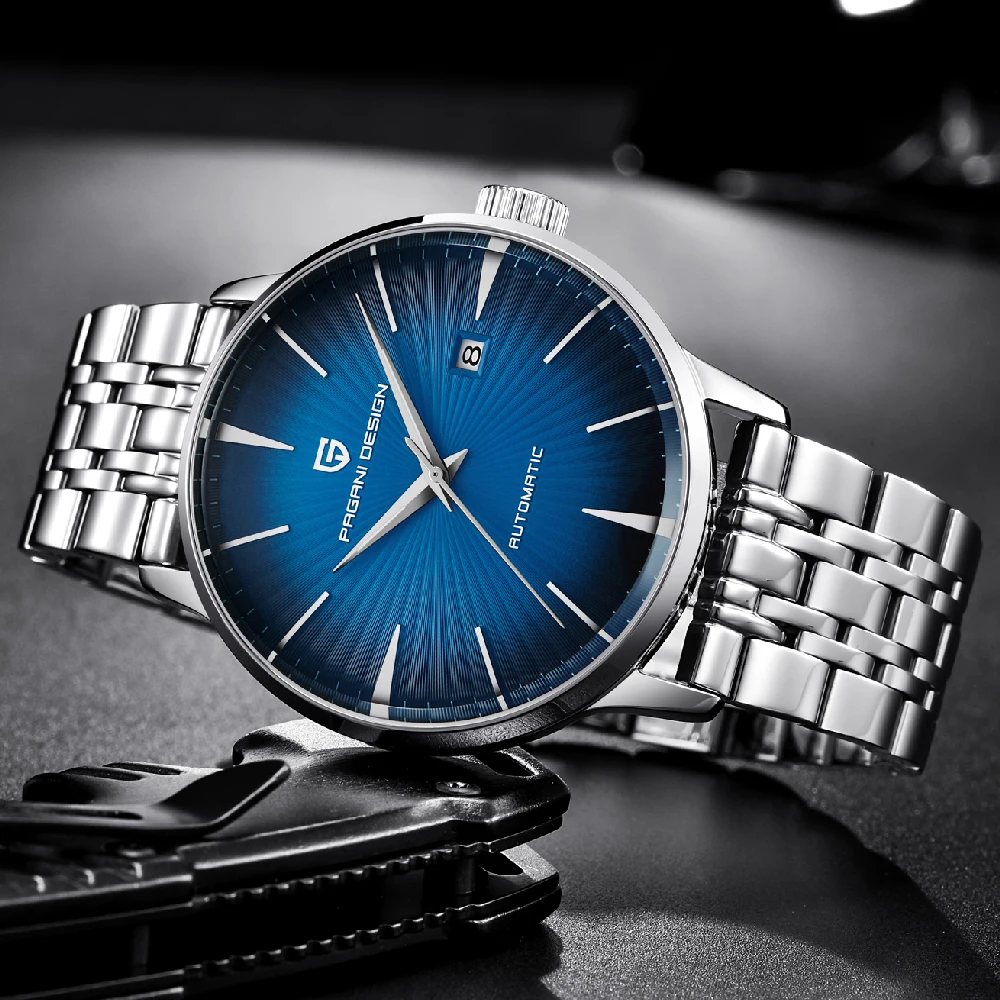 

2025 New PAGANI DESIGN Business Mechanical Men Watch 100M Waterproof Brand Luxury Automatic male wrist Watch Sport Clock