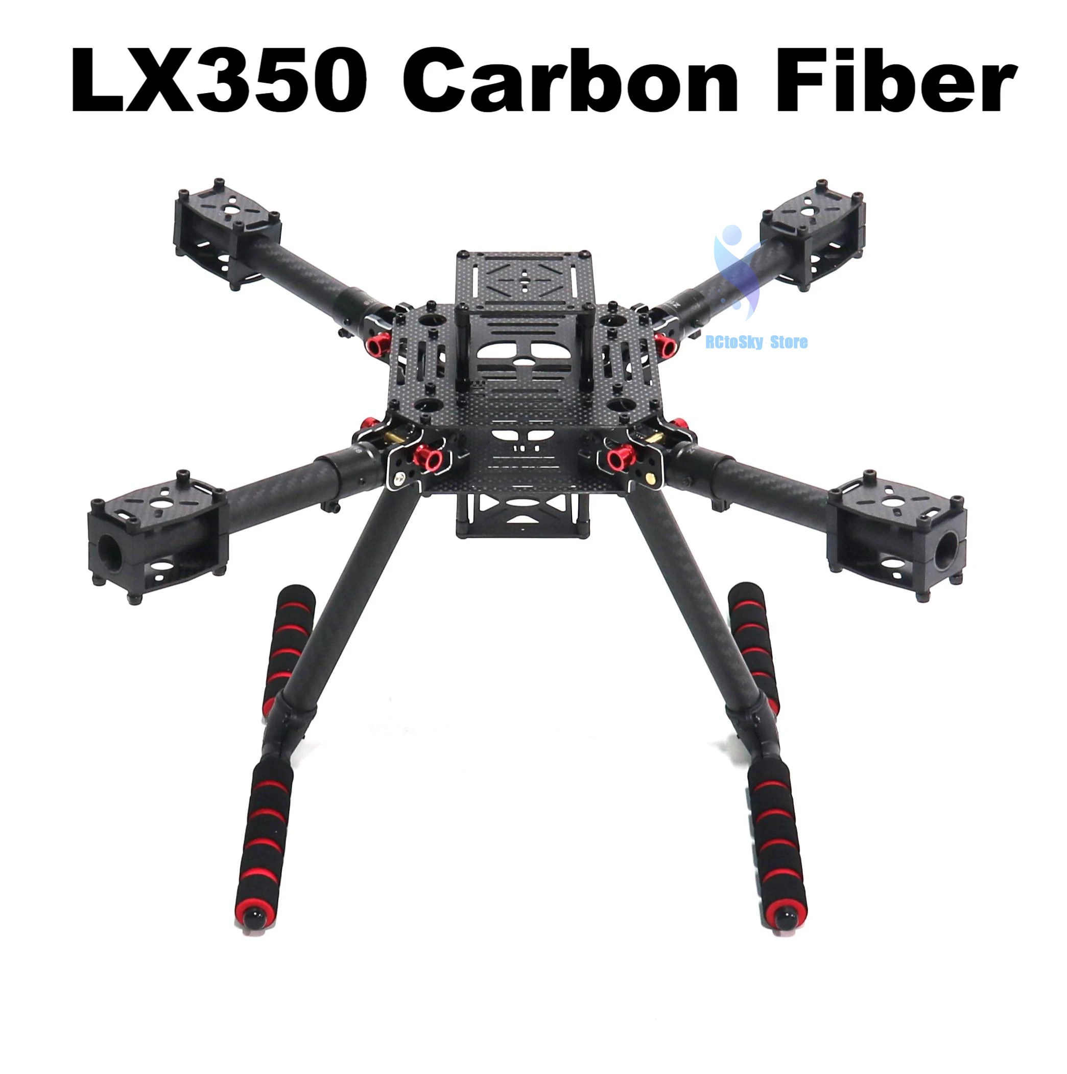 Rctosky Carbon Fiber350 PIXHAWK PRO M8N/M9N/M10 KitFlight Control Ardupilot Radio Telemetry Quadcopter BLHELI 30A ESC 2212 Motor