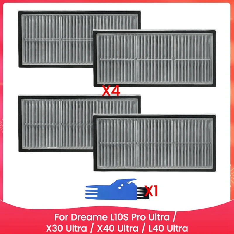 

Фильтры ABKP-Hepa для Dreame L10S Pro Ultra/X30 Ultra/X40 Ultra/L40 Ultra, запасные части для робота-пылесоса