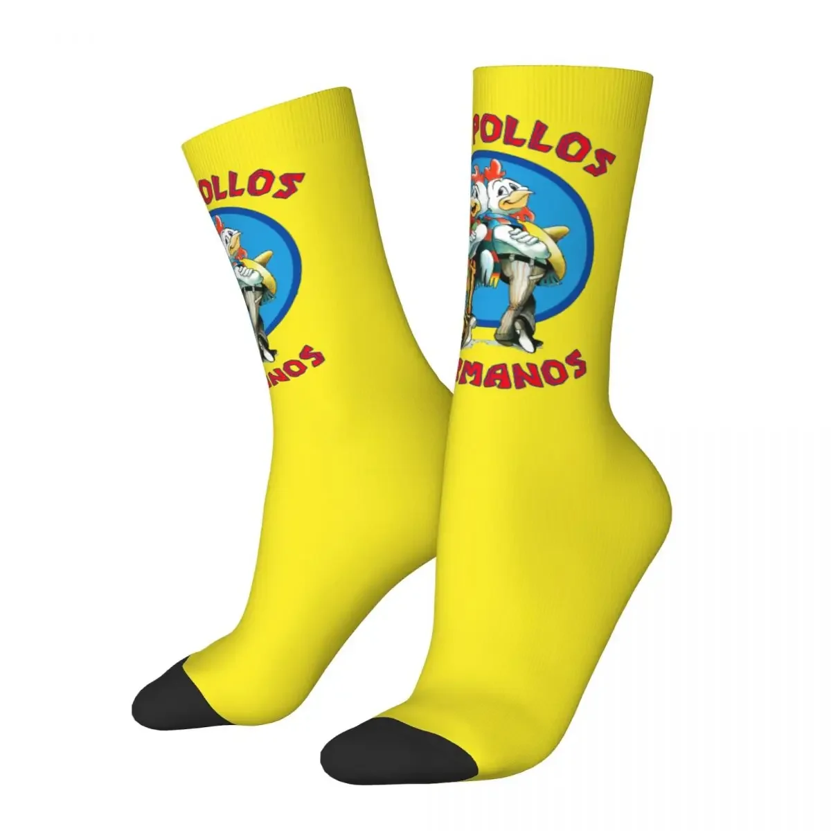 

Los Pollos Hermanos Breaking Bad Socks Men's Women's Polyester Fashion Socks Crazy Spring Summer Autumn Winter Socks Gift