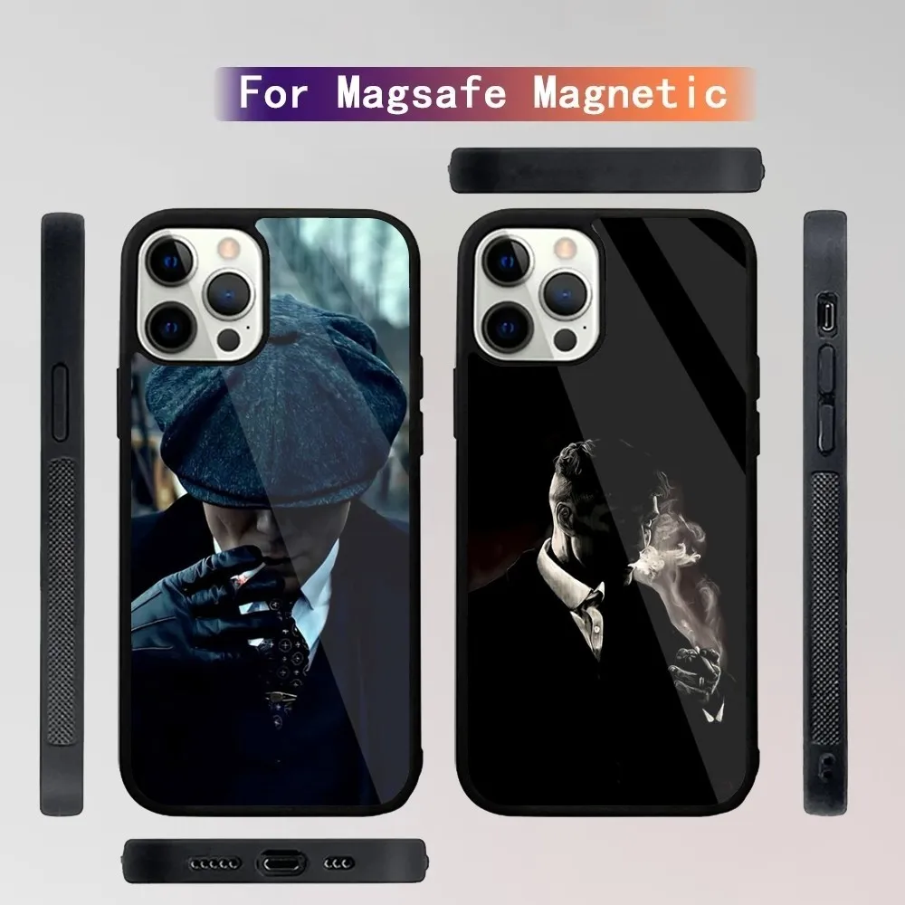 

P-Peaky B-Blinders Phone Case For iPhone 16,15,14,13,12,11,Plus,Pro,Max Mini Magsafe Magnetic Wireless Charging