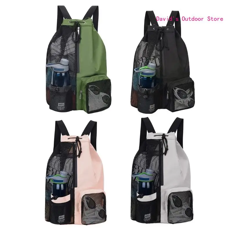 

Waterproof Gym Bag Large Bag School Bag Durable Sport Balls Bag with Compartment X3UA