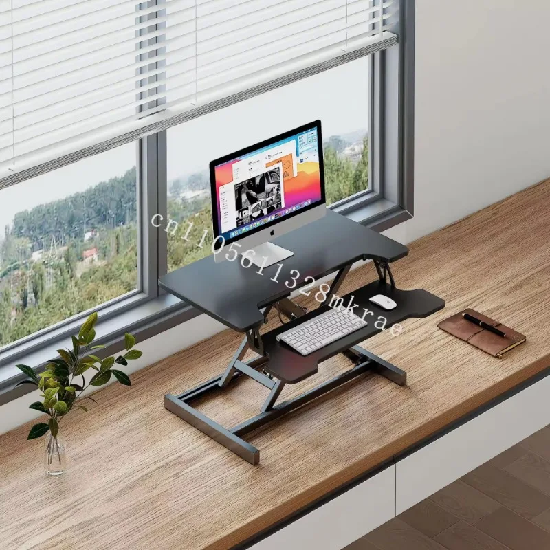 

New Portable Desk Ergonomic Height Adjustable Stand-Up Sit-Up Computer Desk Lifter Foldable Laptop Computer Desk