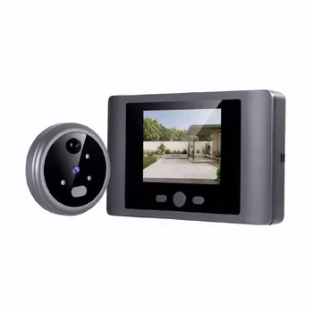 Campainhas De Vídeo Peephole Sem Fio, Detector De Movimento PIR, Visualizador De Porta Digital, Tela LCD De 2,8 