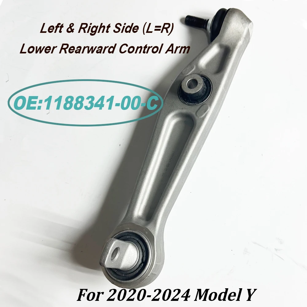 1188341-00-C 118834100C Front Left & Right Side L=R Lower Rearward Control Arm For 2020-2024 Model Y