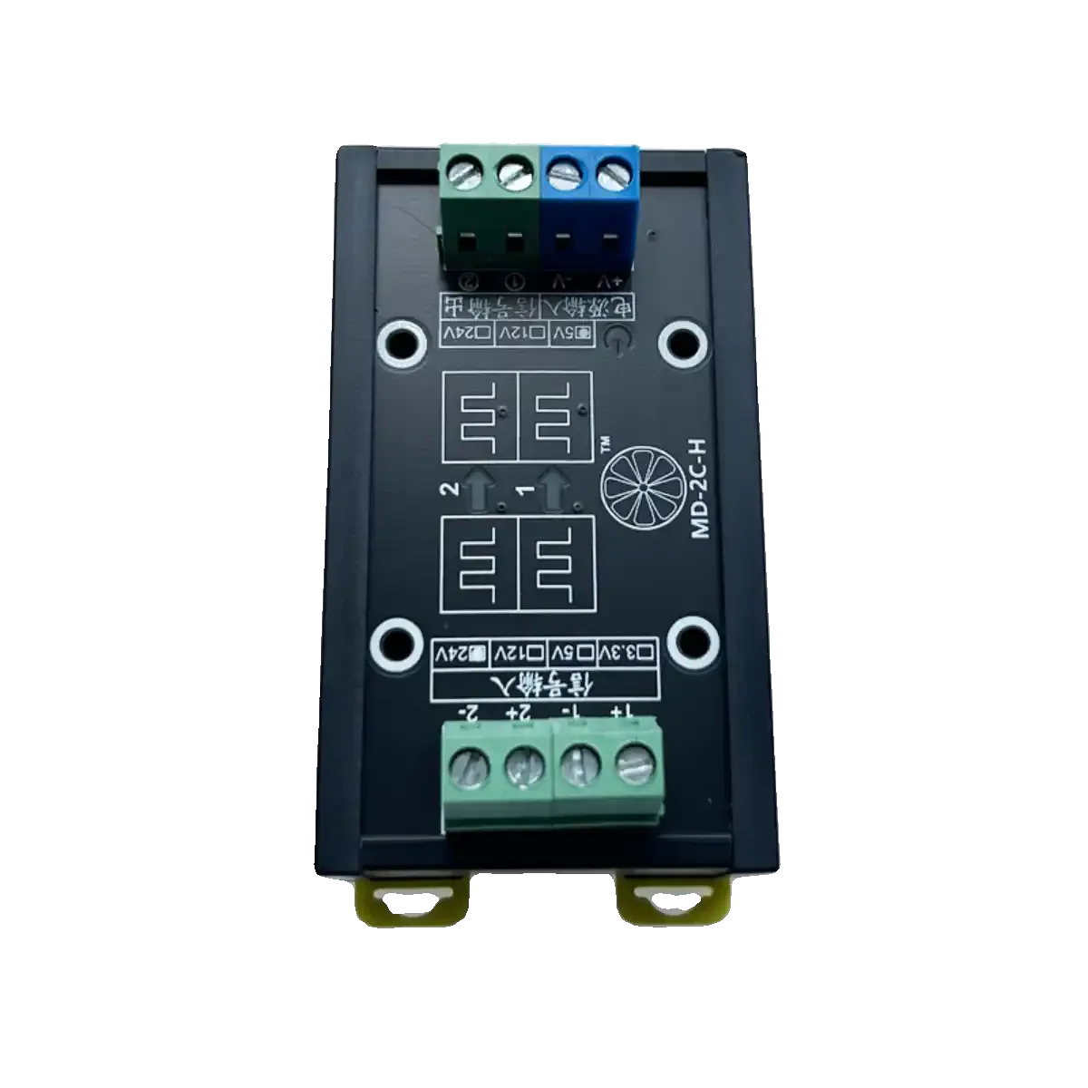 2-channel 5Mhz PLC high-speed pulse signal voltage level conversion pulse to PNP optocoupler isolation conversion