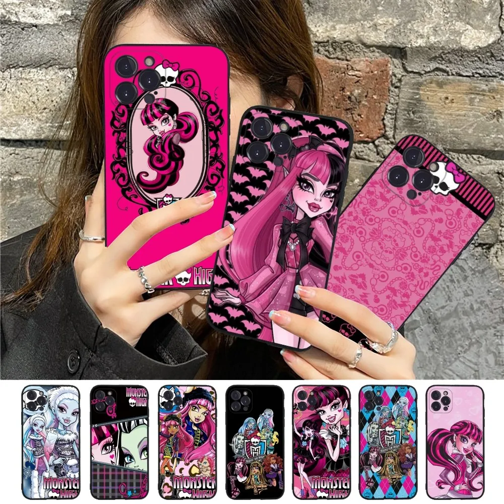 

M-MONSTER H-HIGH Mousepad for iPhone 15 8 7 6 6S Plus X SE 2020 XR XS 14 11 12 13 Mini Pro Max Mobile Case