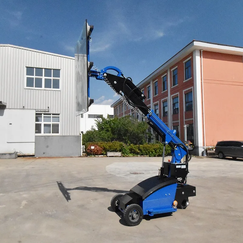 Glass Installation Robot 400kg Full Automatic Self-propelled Suction Cup Lifter Electric Glass Lifting Equipment Window