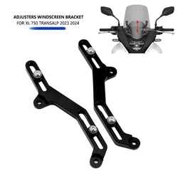 XL750 Windscreen Adjusters Motorcycle CNC Windshield Bracket For Honda XL 750 Transalp 750 2023 2024 Motorcycle Accessories