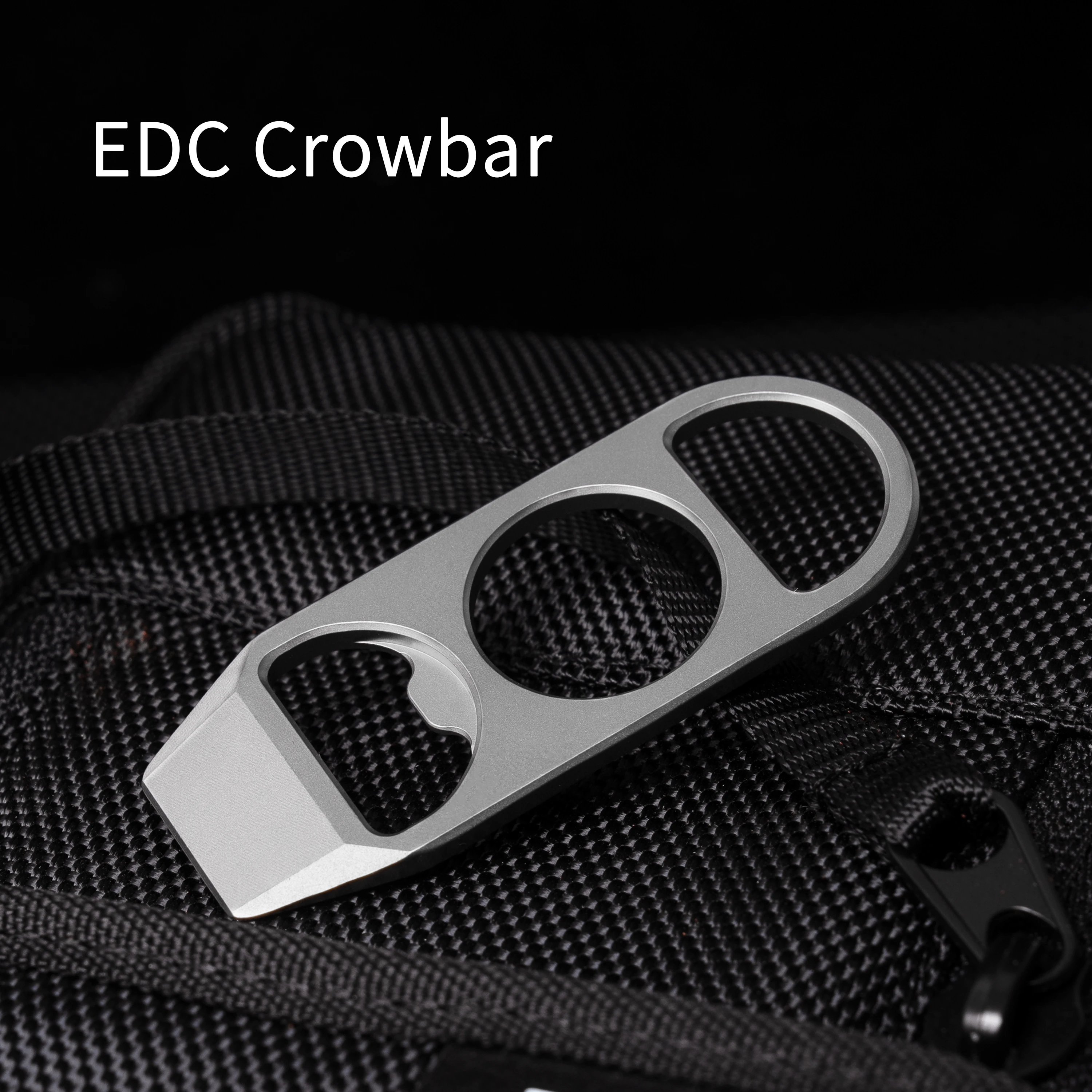 Titanium Alloy Three In One Multifunctional Outdoor EDC Tools Portable Unpacking Bottle Opener Self Defense