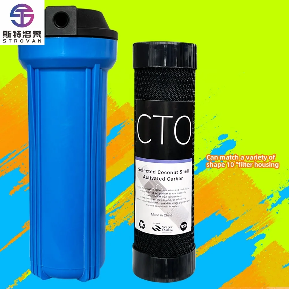 

STLF Hot Seller 10 Inch CTO Activated Carbon Water Filter Manual Power Appliance for Outdoor Use