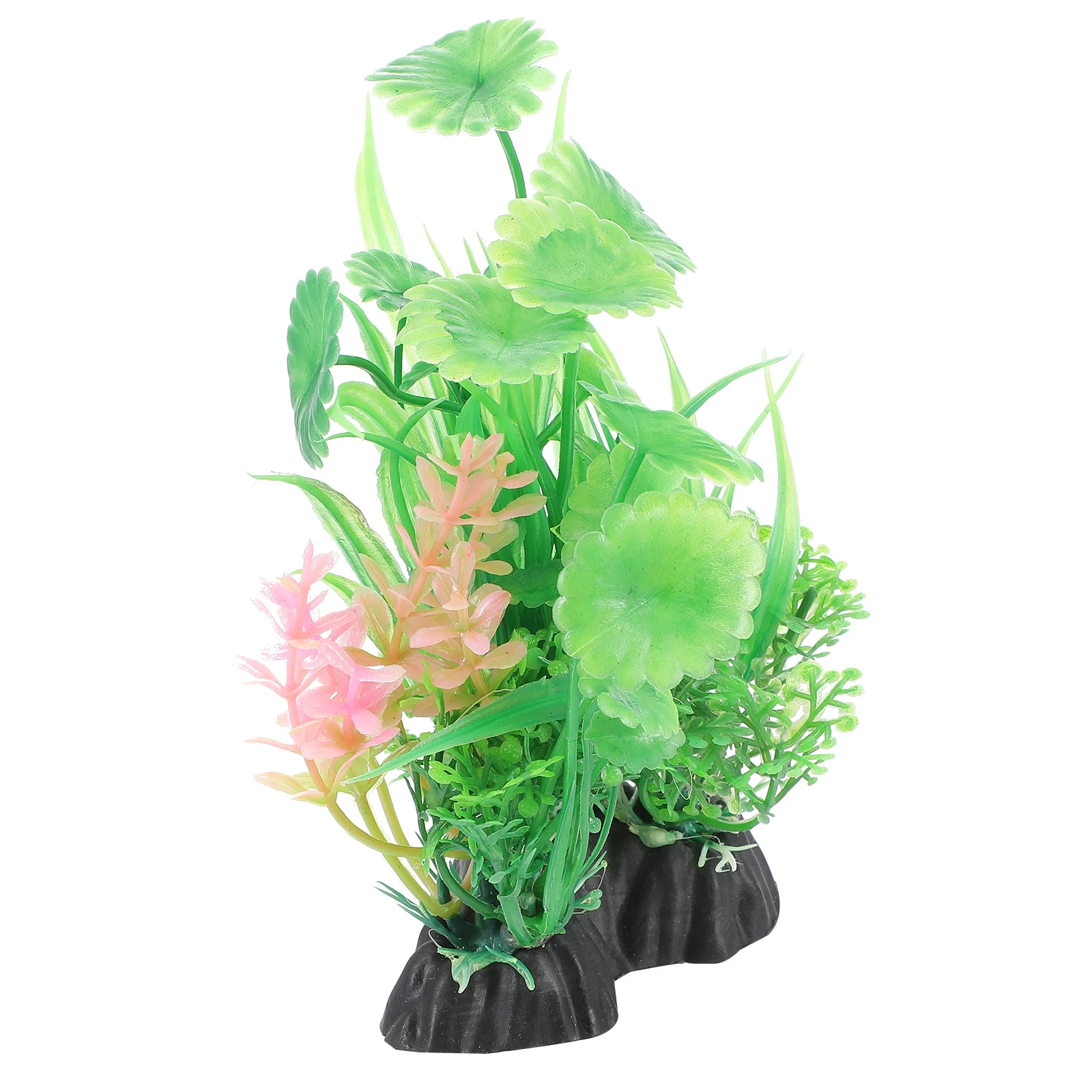 

Artificial Water Plants Lifelike Aquarium Grass Decorations Safe Fish Tank Plants Mini Fake Flowers Easy Cleaning Plastic
