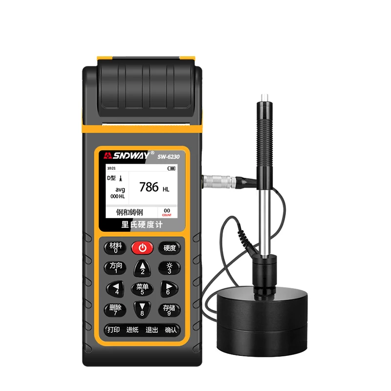 

SW6230 Leeb Hardness Tester Portable High Precision Rockwell Heat Treatment Metal Mold Tester