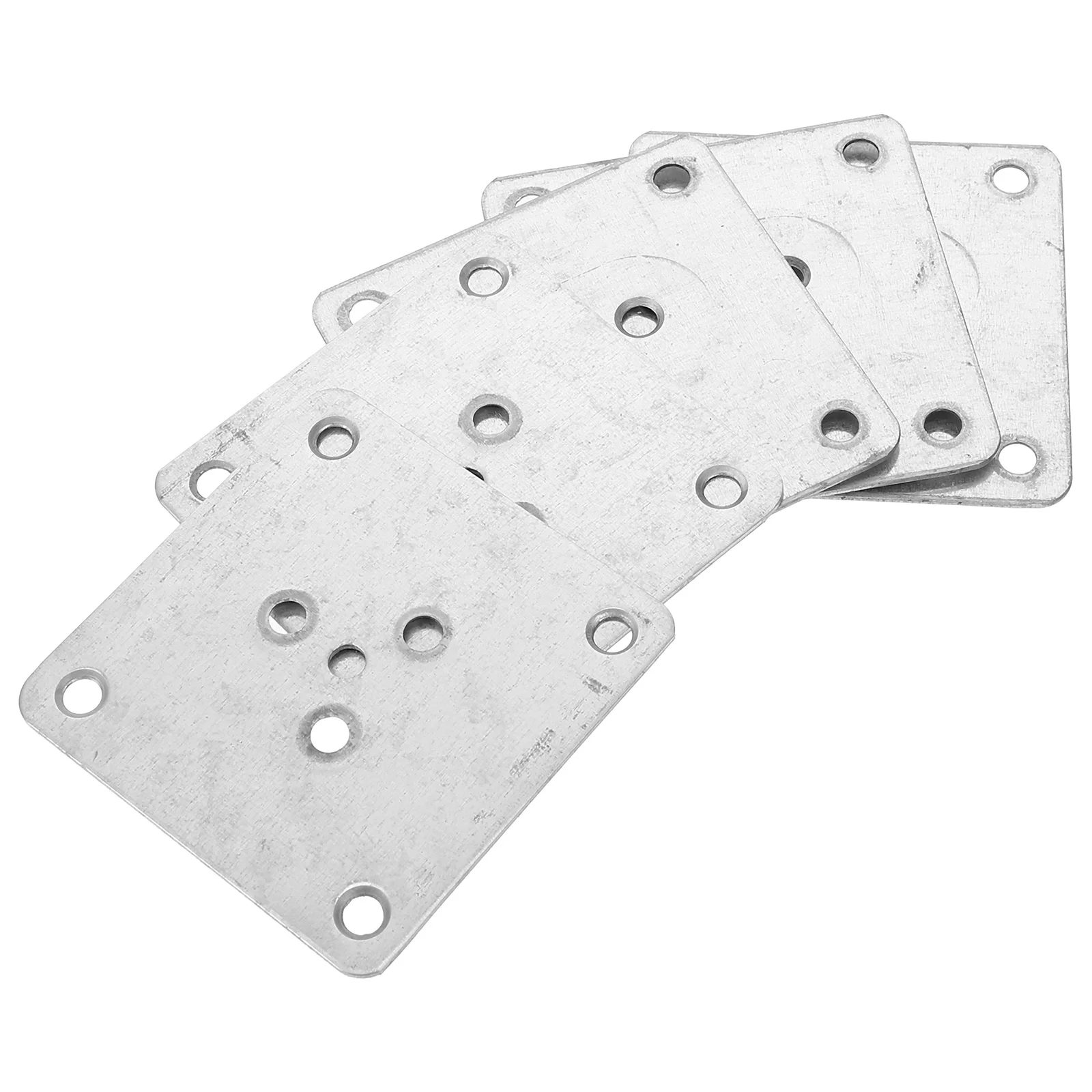 

5Pcs Furniture Leg Mounting Plates Iron Material Durable Easy Install Wobbly Legs Fix Table Leg Brackets Furniture Connectors