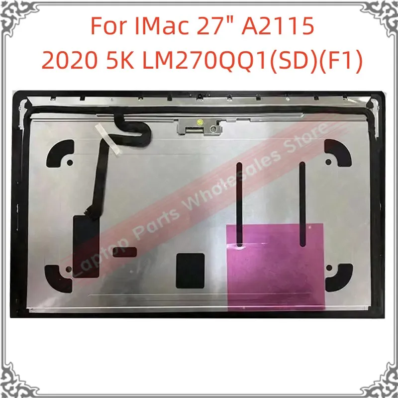 

Original New 5K A2115 LCD LM270QQ1(SD)(F1) For IMac 27" LCD Laptop Screen Display Assembly 5120*2880 2020 Year Digitizer