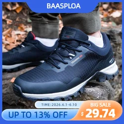 Baasploa-Zapatillas antideslizantes para hombre, zapatos de senderismo resistentes al desgaste, para exteriores, impermeables, ligeras, 2023