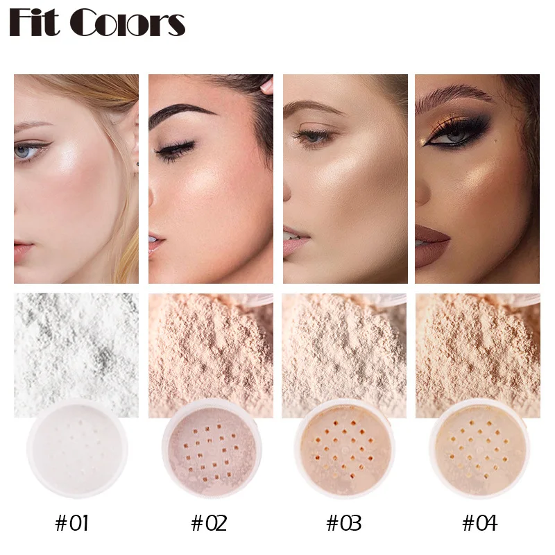 Makeup Sunscreen Loose Powder Oil-control Face Setting Powder Matte Finish Powder Fixed Makeup Brighten Foundation Base Cosmetic