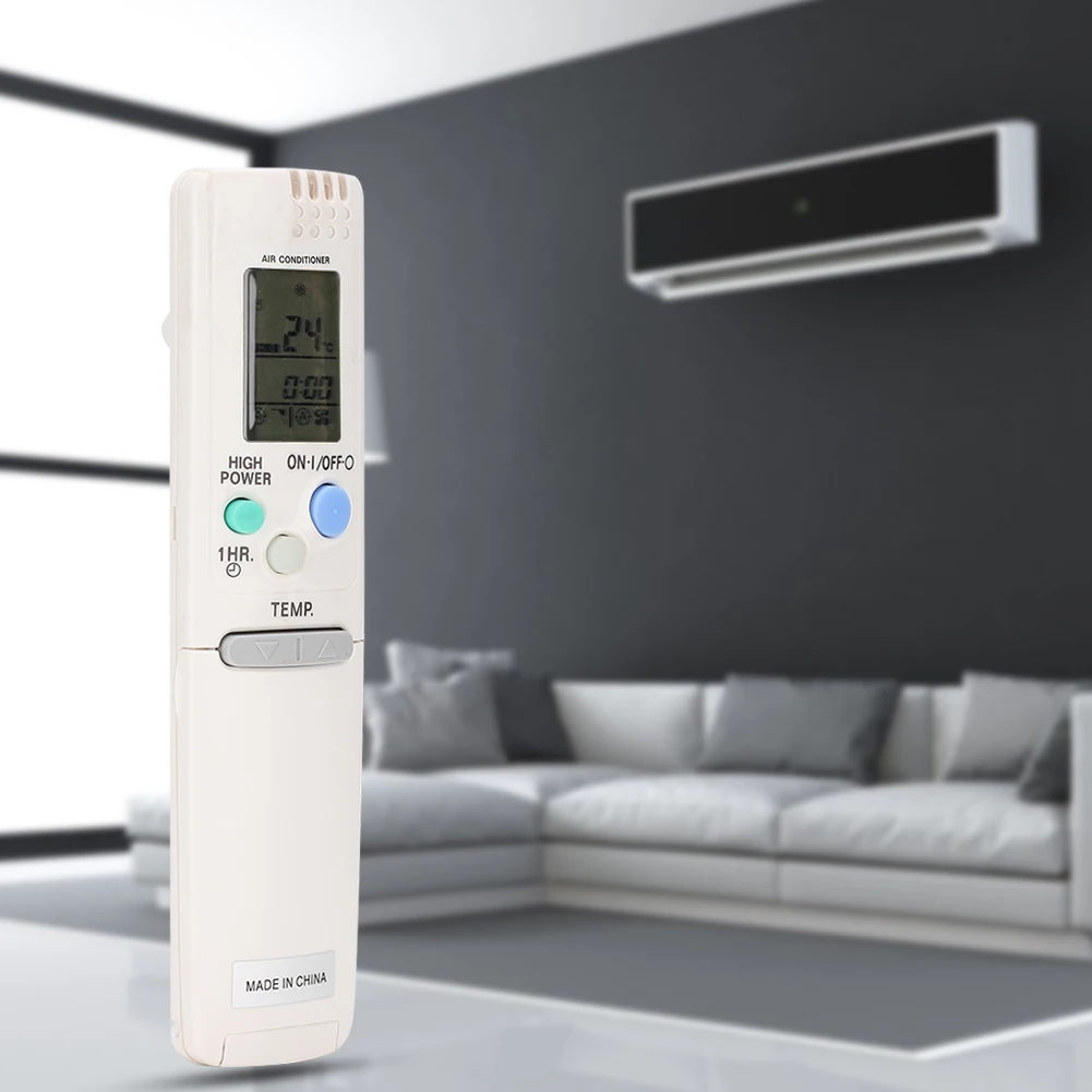 Remote Control ABS  White Air Conditioner Controller Remote Control Accessory for Sanyo RCS‑4MVPS4EX Without Battery