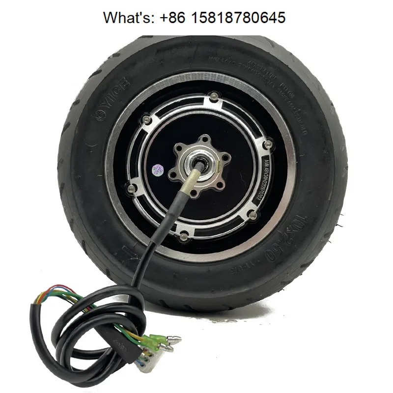10 inch disc brake scooter electric vehicle motor hub motor 48V24V36V ten inch skateboard motor with tire