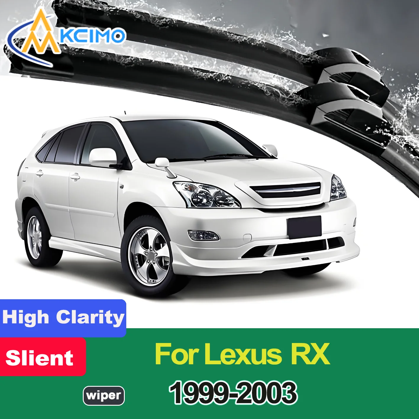 

2PCS New Front Windshield Wiper Blade for Lexus RX XU10 1999-2003 Toyota Harrier (Japan) Front Windshield Accessories 2003 2002