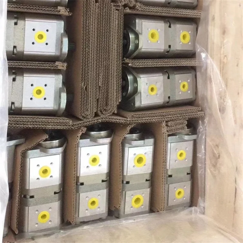 سلسلة المضخات المزدوجة Lainuo 0510768099 0510865306 مضخة تروس هيدروليكية لشاحنة قلابة الخرسانة