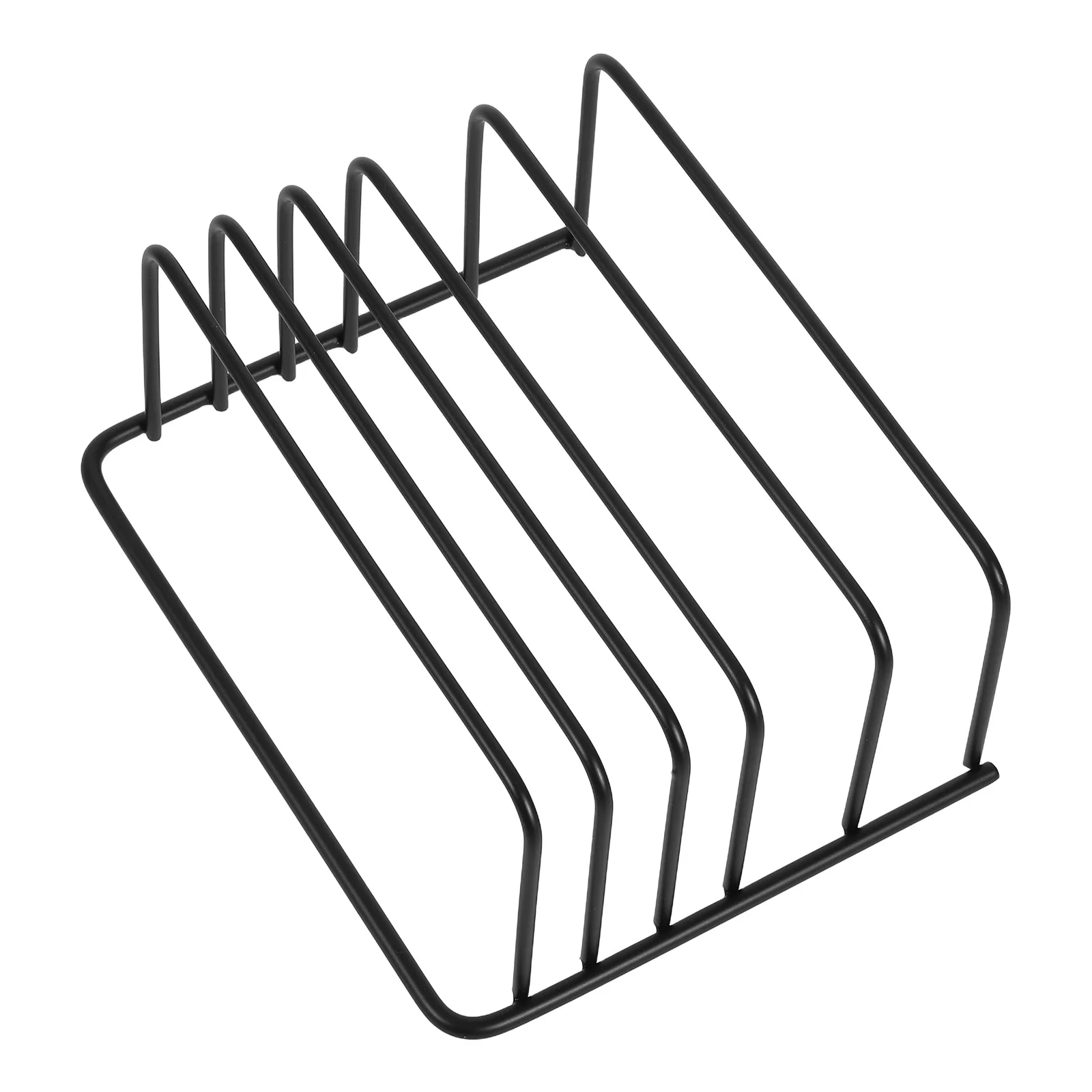 

Countertop Cutting Board Holder Multifunctional Kitchen Organizer Rack for Pot Lids and Knives Heavy Duty Space Saving Storage