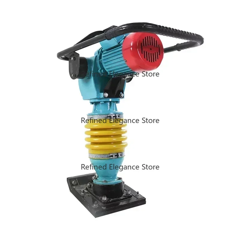 380v or 220v  impact rammer electric vibration plate small die-sel foundation compaction machine rammer