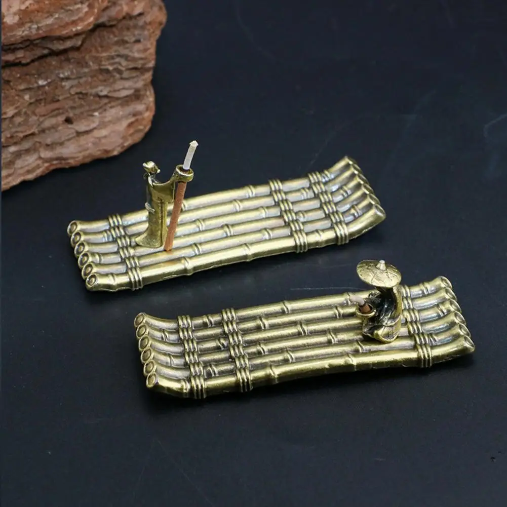 Incense Holder Censer Burner Zinc Alloy Incense Burner Metal Craft Home Decoration for Sandalwood Incense Censer Heat-resistant