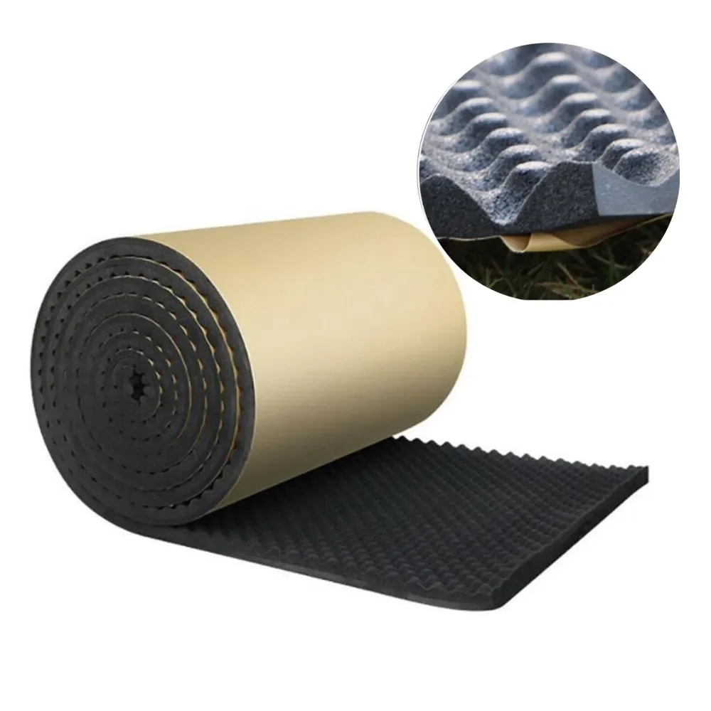 100*50cm Acoustic Foam Insulation Wall Car Studio Sound-Proof Dampening Pad Heat Sound Insulation Mat Sound Noise Deadener Foam