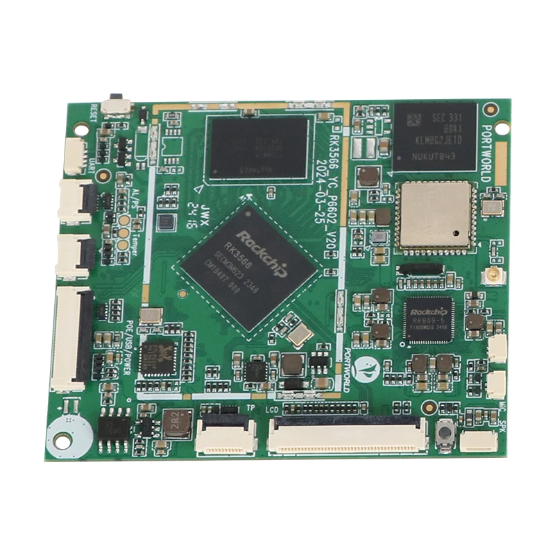 Rockchip RK3566 رباعية النواة اللوحة الرئيسية للمنزل الذكي أندرويد ديبيان Buildroot Ubuntu CentOS خيار نظام Yocto لسطح المكتب الجديد