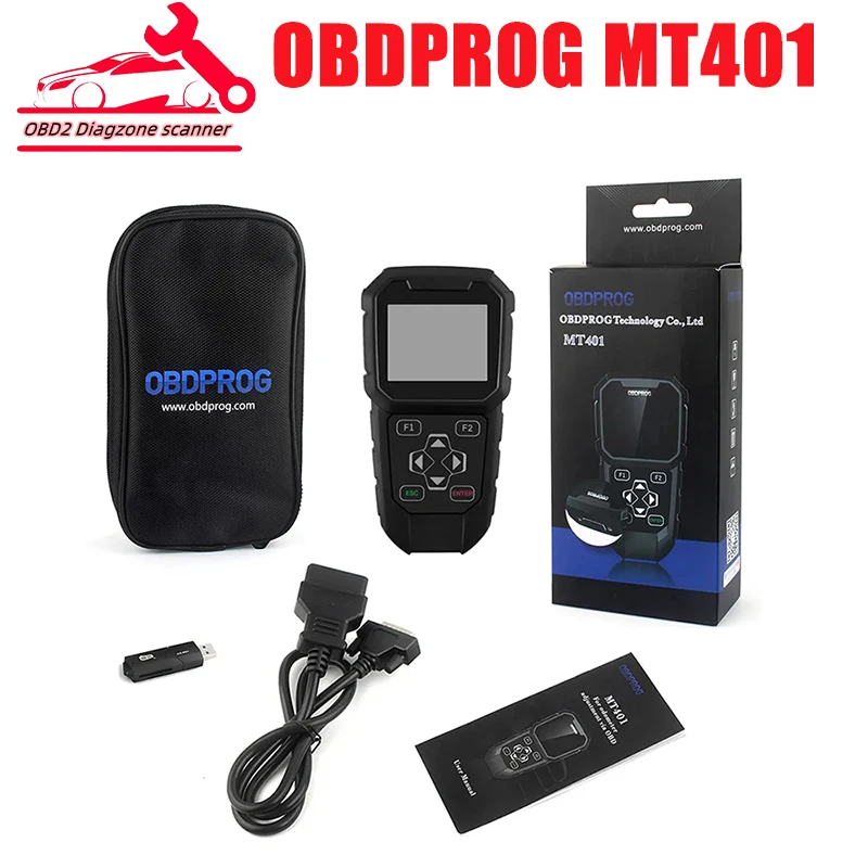 2024 New OBDPROG MT401 OBD 2 Cluster Calibration Tool OBD2 Car Scanner Instrument Correction Adjustment Use No Need Internet