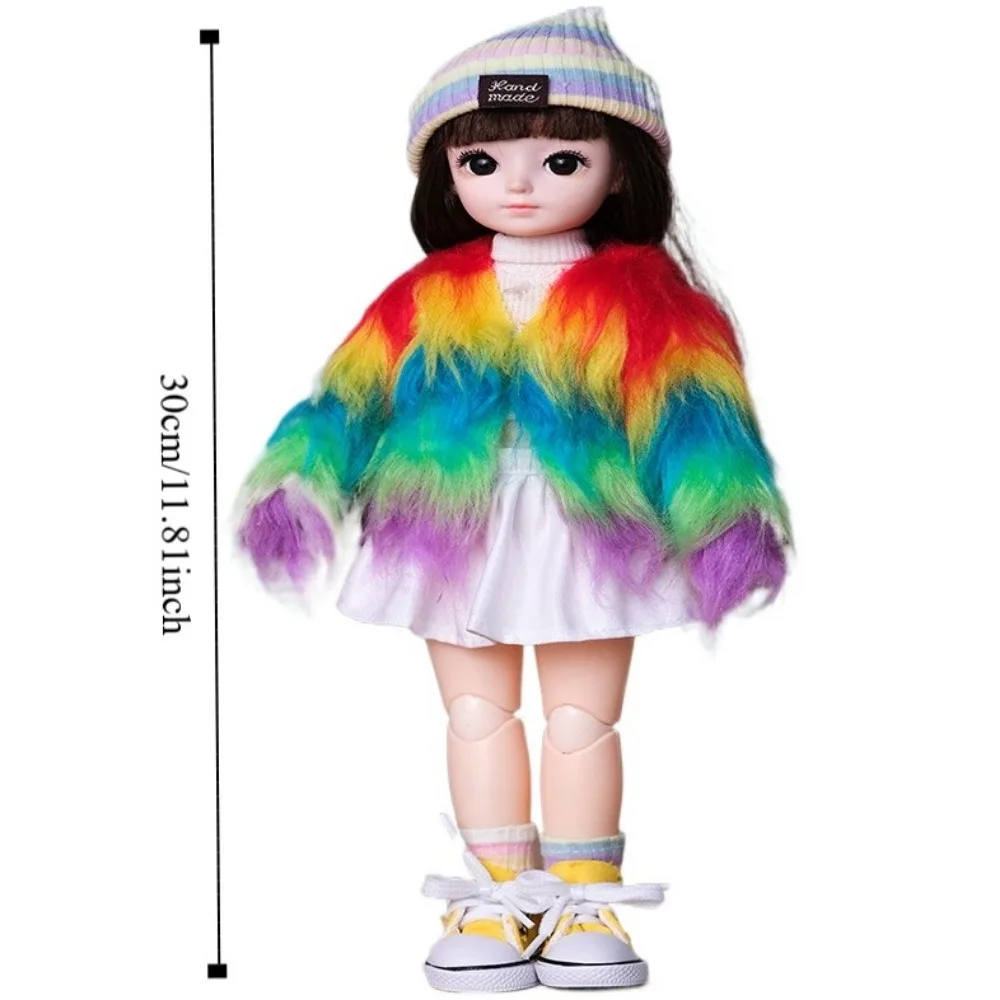 Stile scolastico 1/6 Bambole BJD Set maglione Set maglione Gonna 30 cm Bambole Vestito Gonna Maglieria carina 1/6 BJD Vestito Maglione Regalo di compleanno