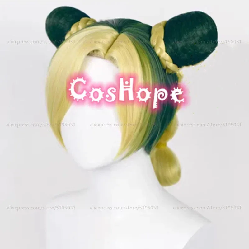 

Jolyne Cujoh Kujo темно-синий зеленый парик 2022, аниме, термостойкие синтетические парики для косплея