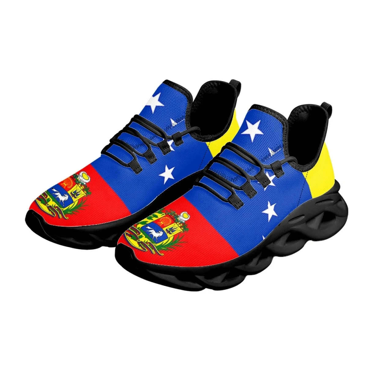 INSTANTARTS Venezuela Flag Sneakers for Womens Mens Teenager 2023 Casual Running Shoes Breathable Cushion Walking Mesh Tennis