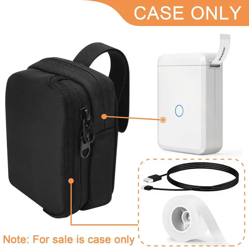 Carrying Case For Label Printer Waterproof Label Printer Storage Holder Label Maker Printer Bag Label Maker Machine Carrying Bag