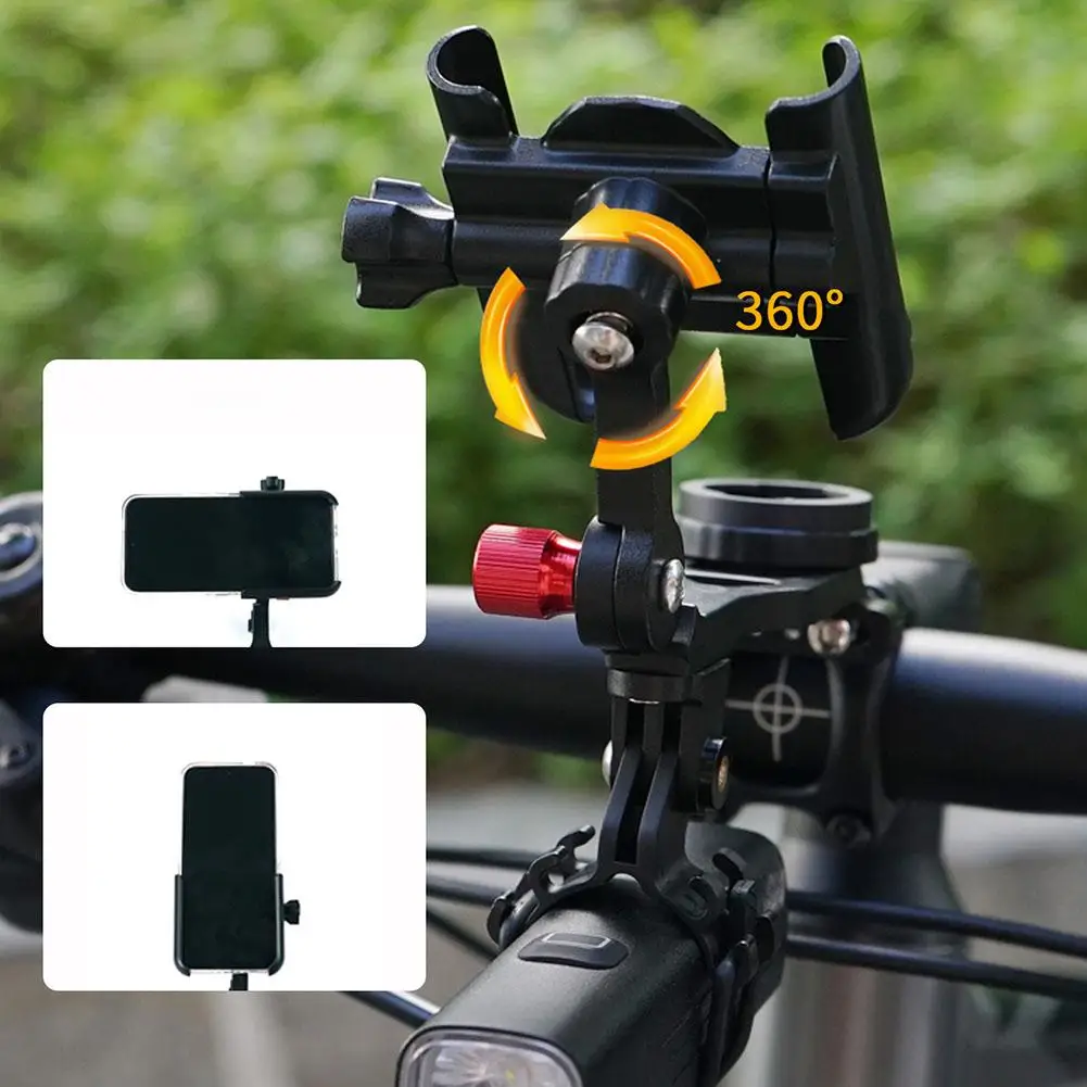 

Multi-Purpose Bike Stem Mount - Aluminum Alloy 4.7-7in Phone Holder Bike Computer Mount & Hanging Camera Bracket