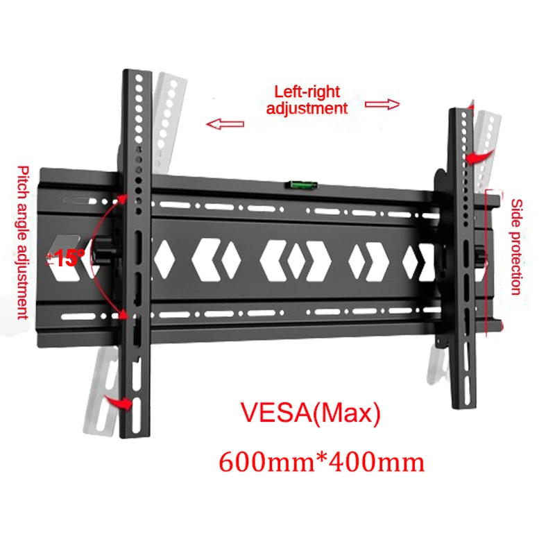 BEISHI Universal TV Stand Rack Wall-Mounted Display for Most 40-80 Inch TVs Max VESA 600x400mm Hold up to 154 LBS Load Capacity