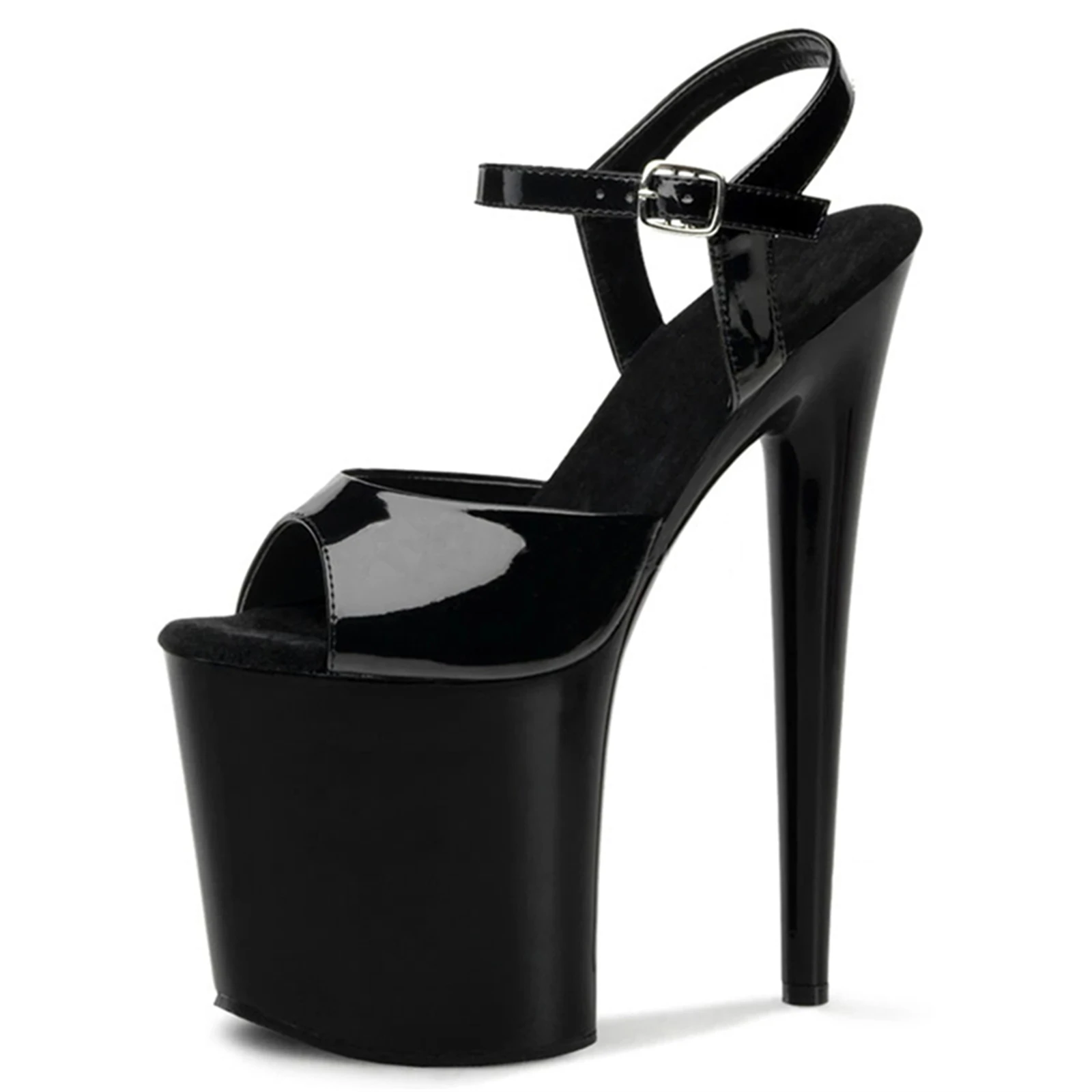 

Туфли Pole Queen Heels 20 см — жидкий металл, черный и LockAnkle ™ Система | Небьющаяся платформа + светящаяся в темноте пряжка