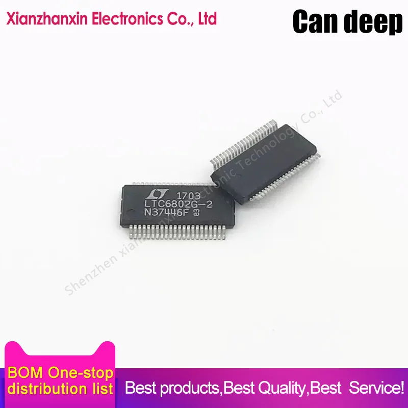 1PCS/LOT LTC6802G-2 LTC6802G LTC6802 SSOP44 Battery pack monitor chip