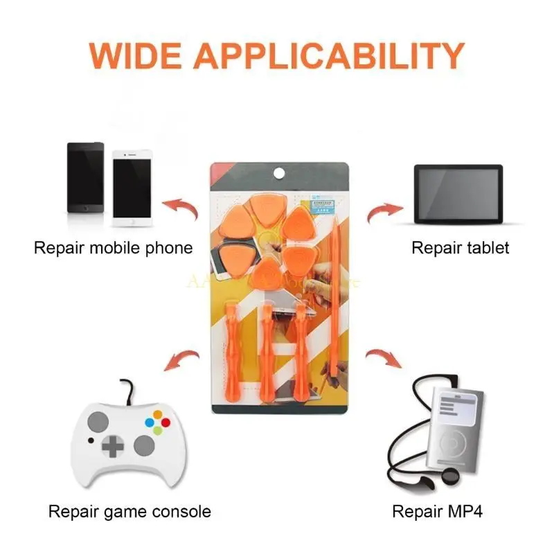 A2BE 10pcs شاشة الهاتف فتح مجموعة أدوات أدوات البلاستيك PRY للهواتف المحمولة للهاتف #5