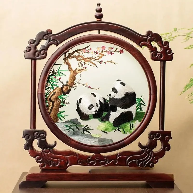 Ornament Chinese style desktop gift, embroidery crafts
